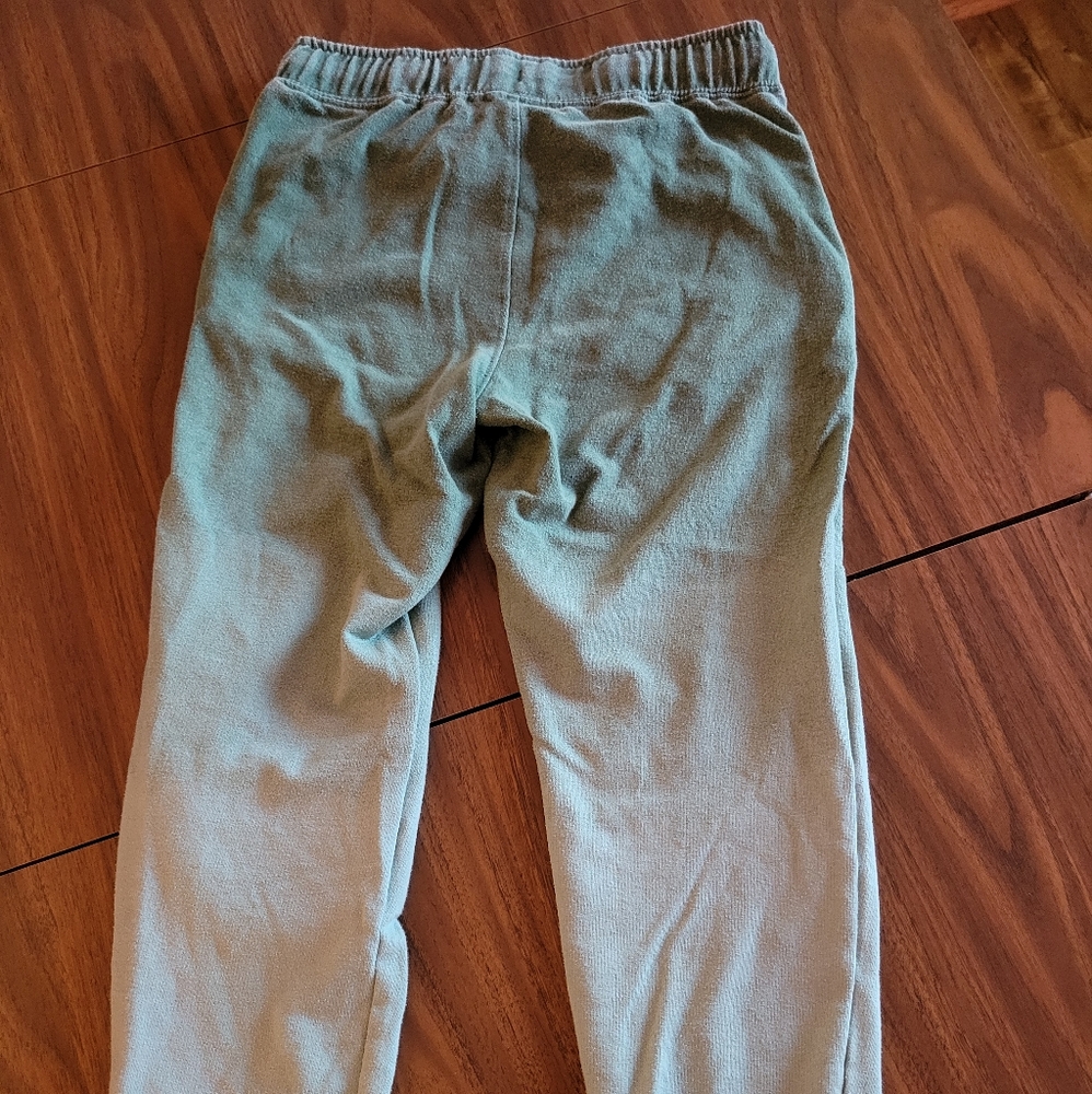 Cat & Jack Ombre Green Sweat Pants Medium, Worn, from smoke-free home